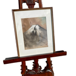 Japanese Silkscreen Mt. Fuji Painting
