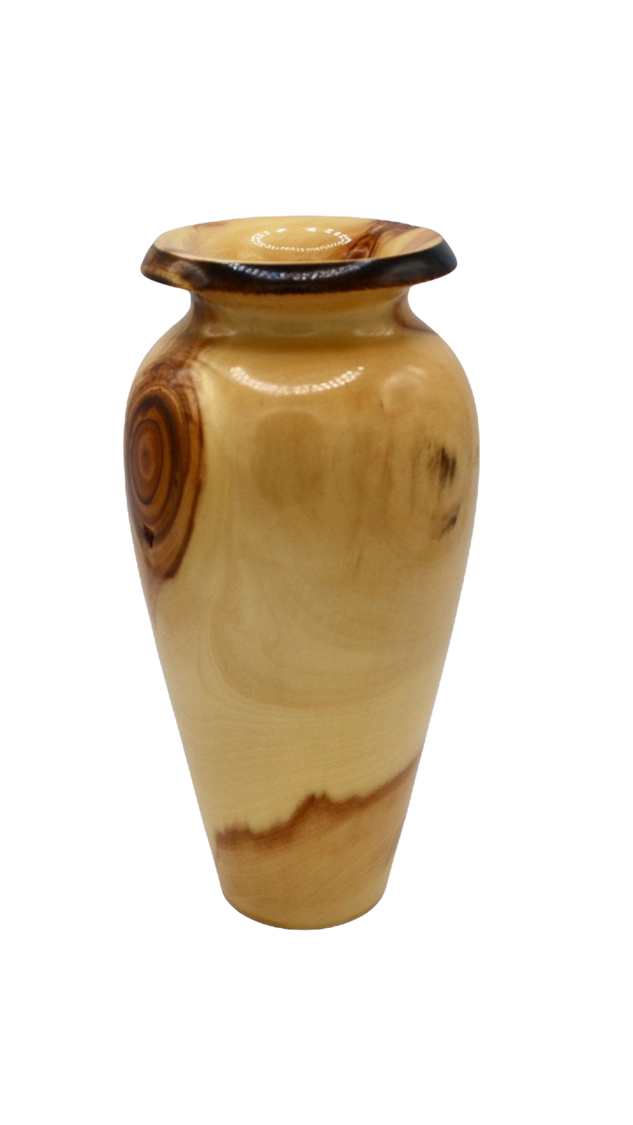 Hand Crafted Wood Vase