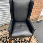 Hickory Chair Mfg. Leather Highback Chairs