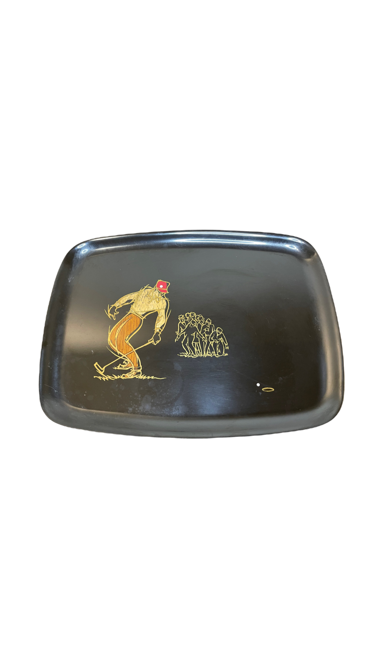 Couroc Golf themed Serving Tray