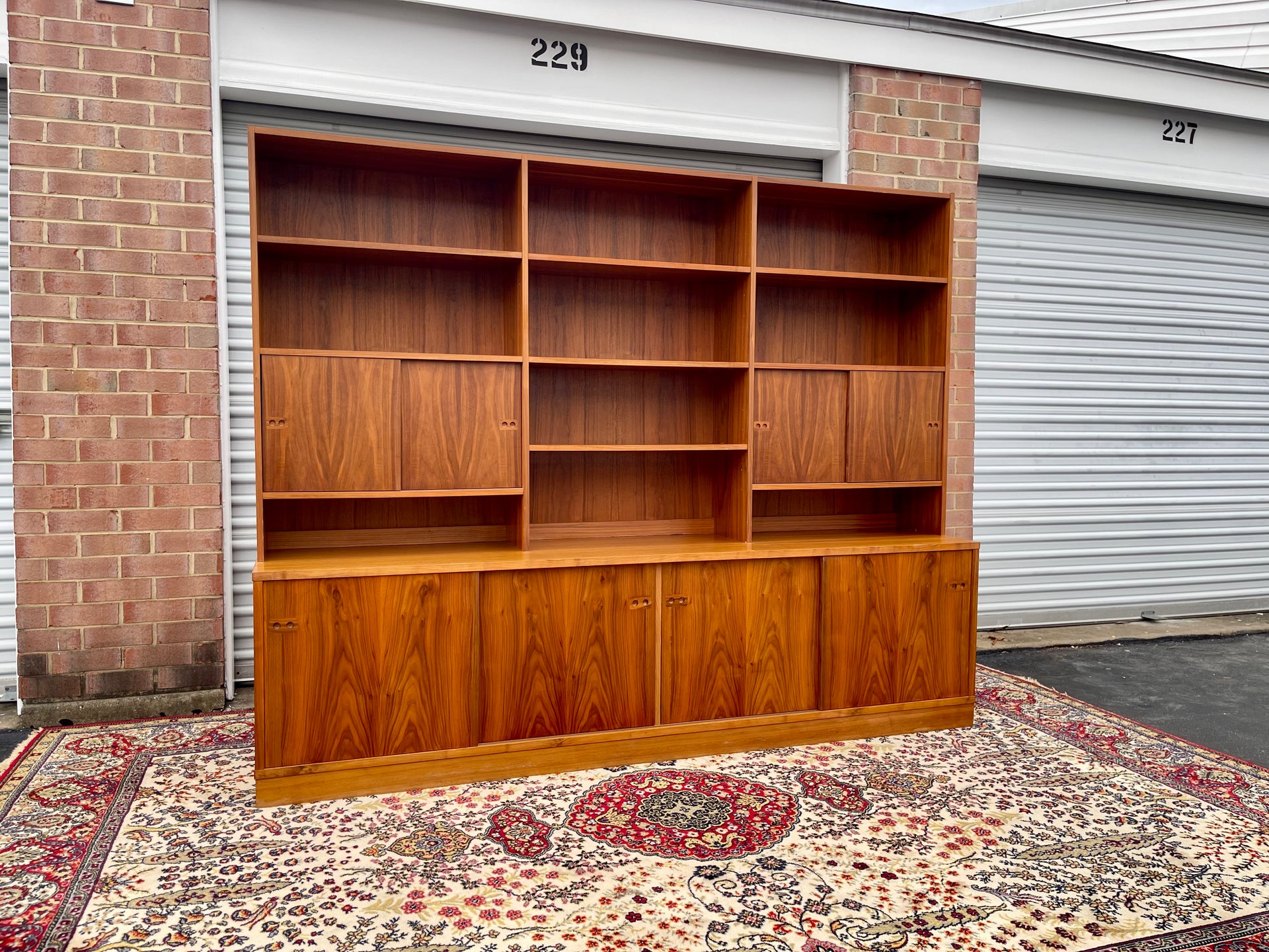 Danish Teak Wall Unit