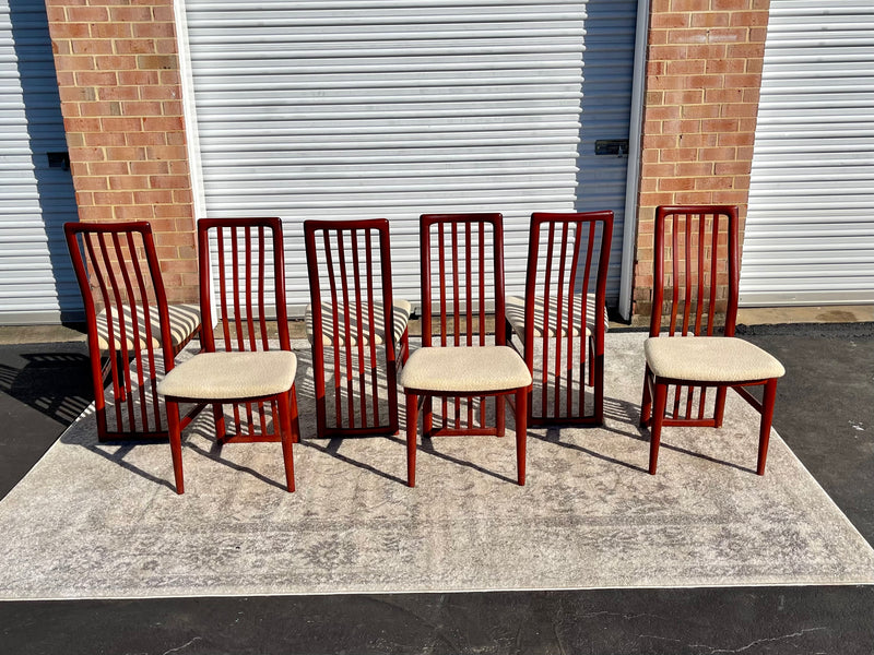 Danish Rosewood Bentwood Dining Chairs