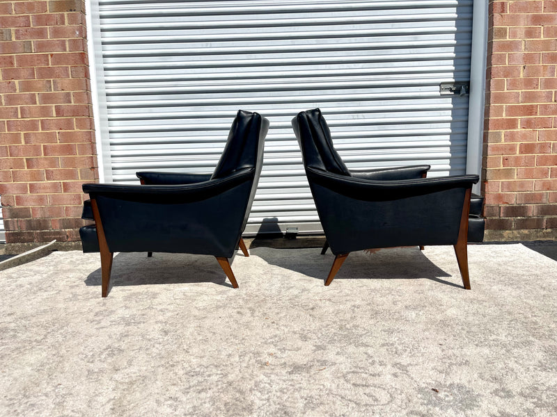 Kroehler Midcentury Modern Club Chairs