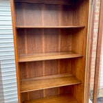 Mid Century Modern Brutalist Glass Fronted Bookcases/Cabinets