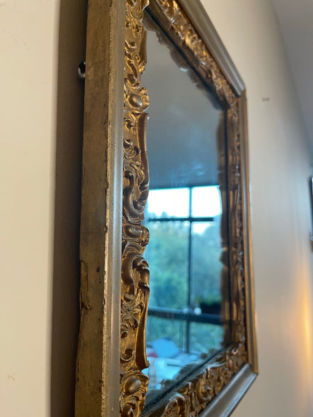 Gold Gilt Rectangular Mirror