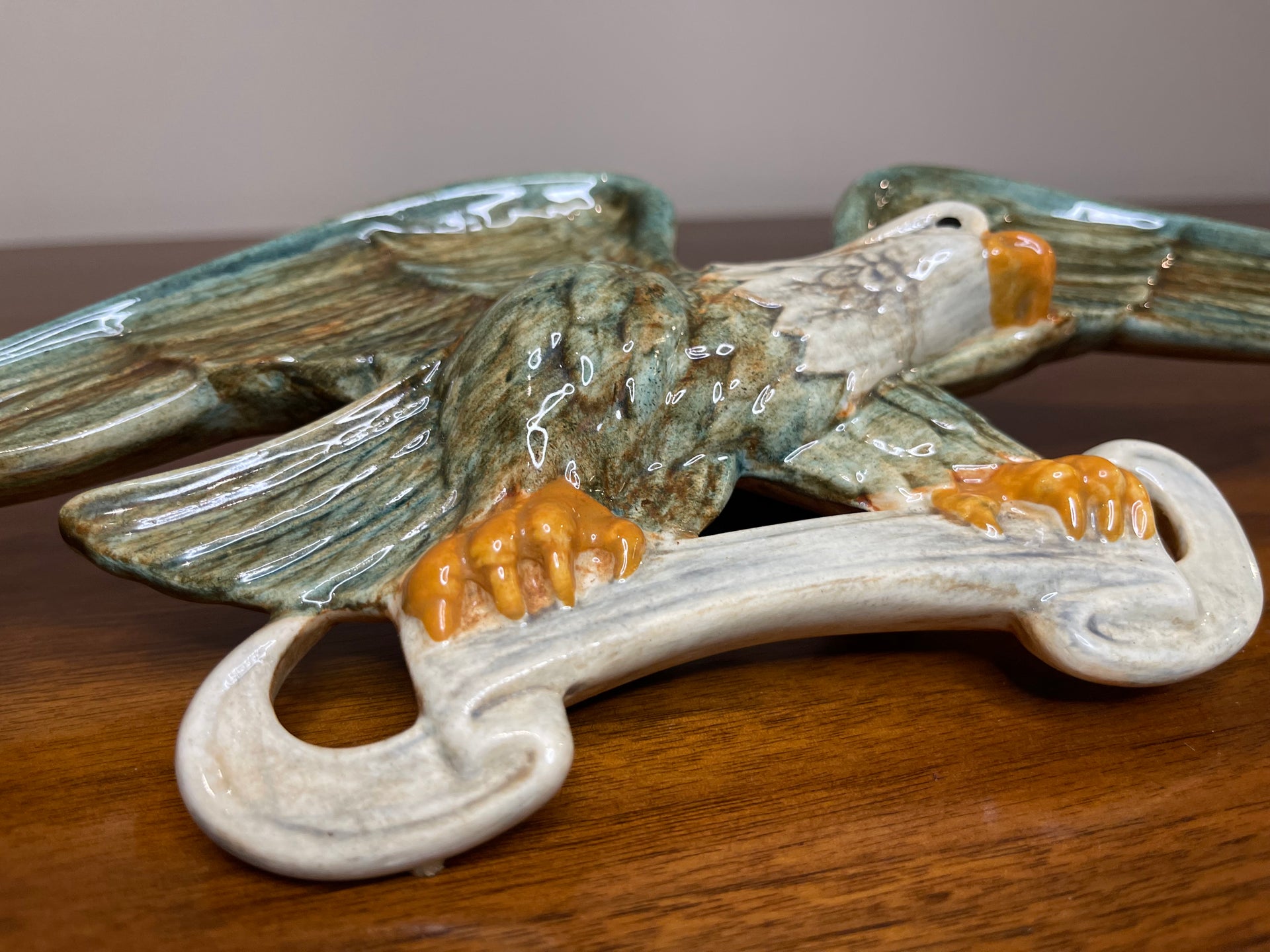 Vintage Porcelain Bald Eagle