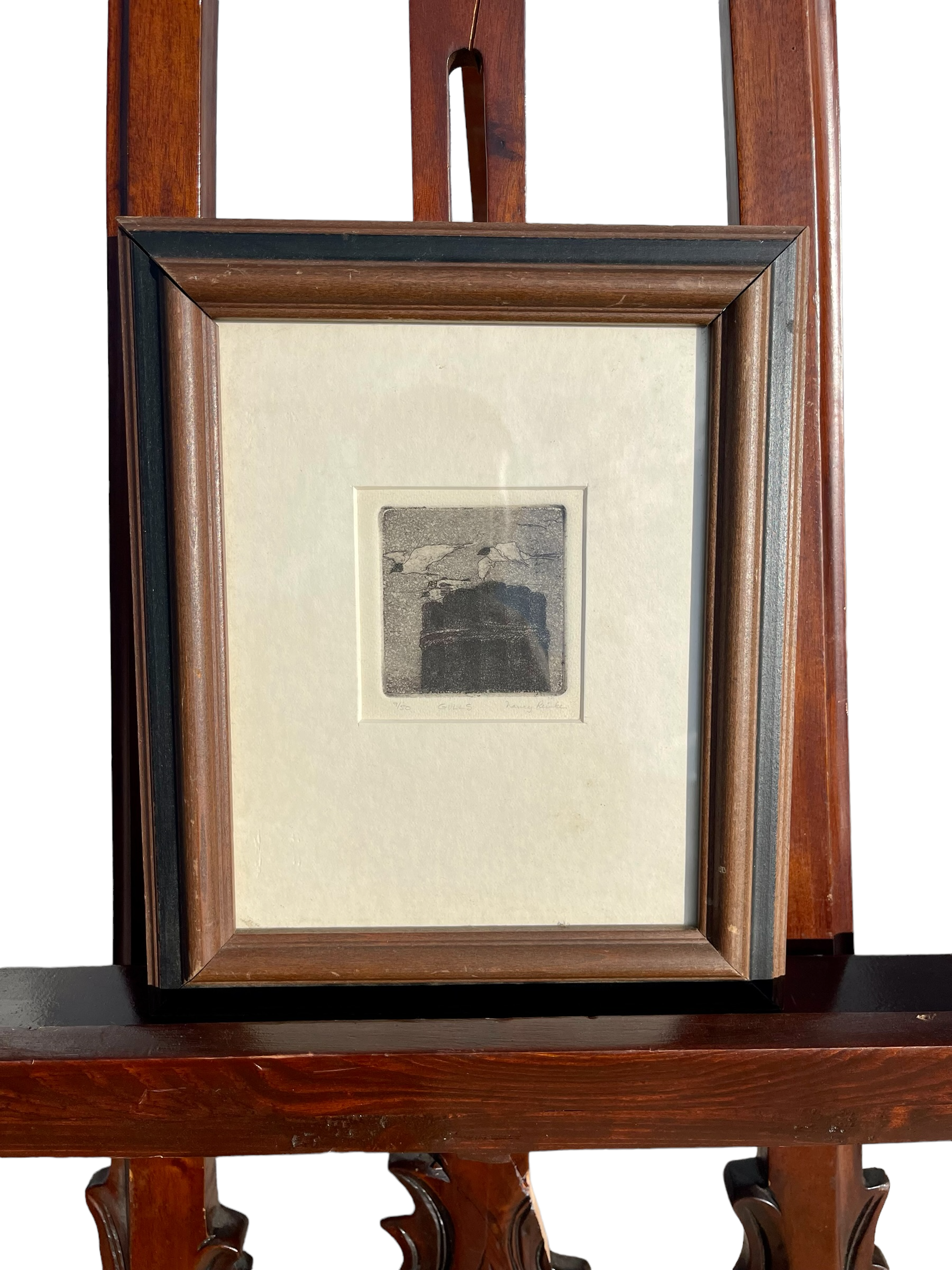 Nancy Reinke “Gulls” Etching