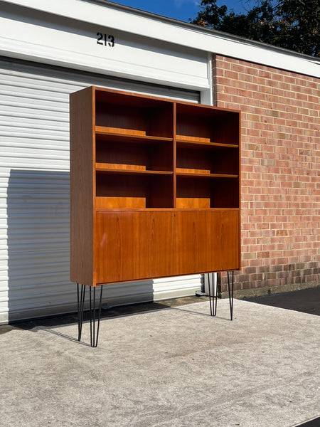 Poul Hundevad Custom Danish Teak Bookcase