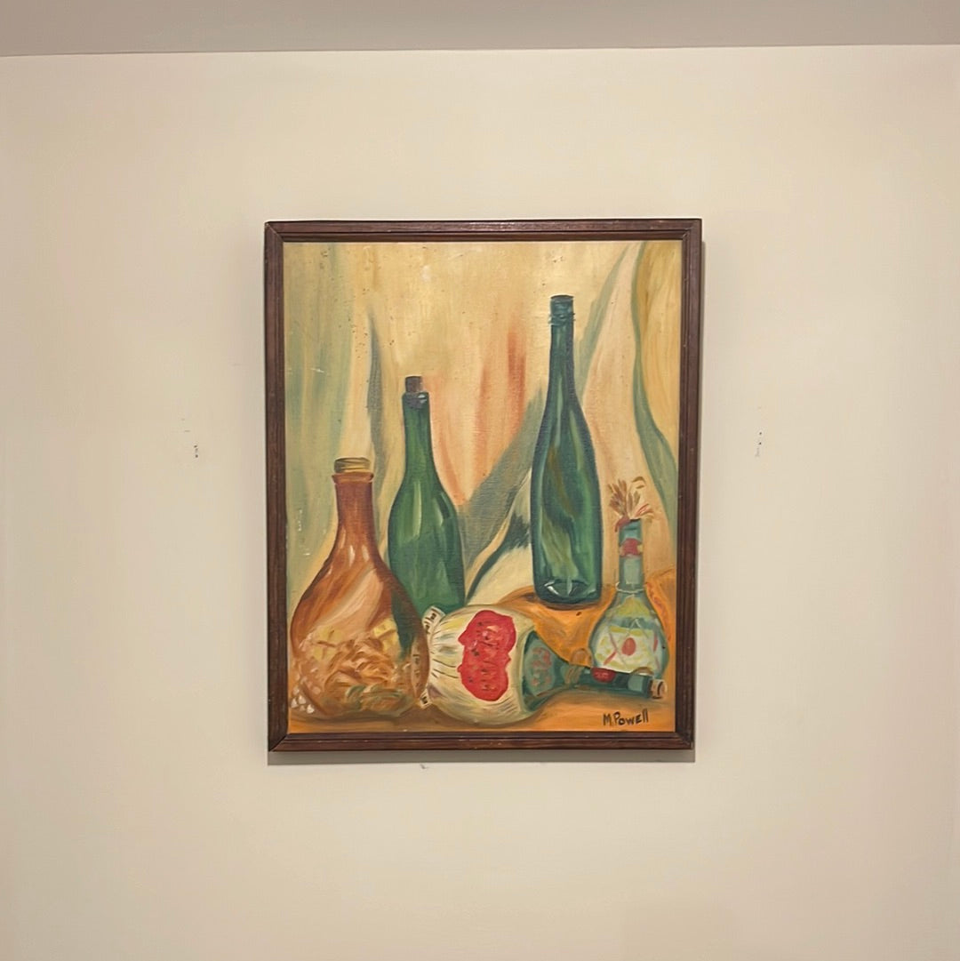 M. Powell Oil on Canvas Still Life