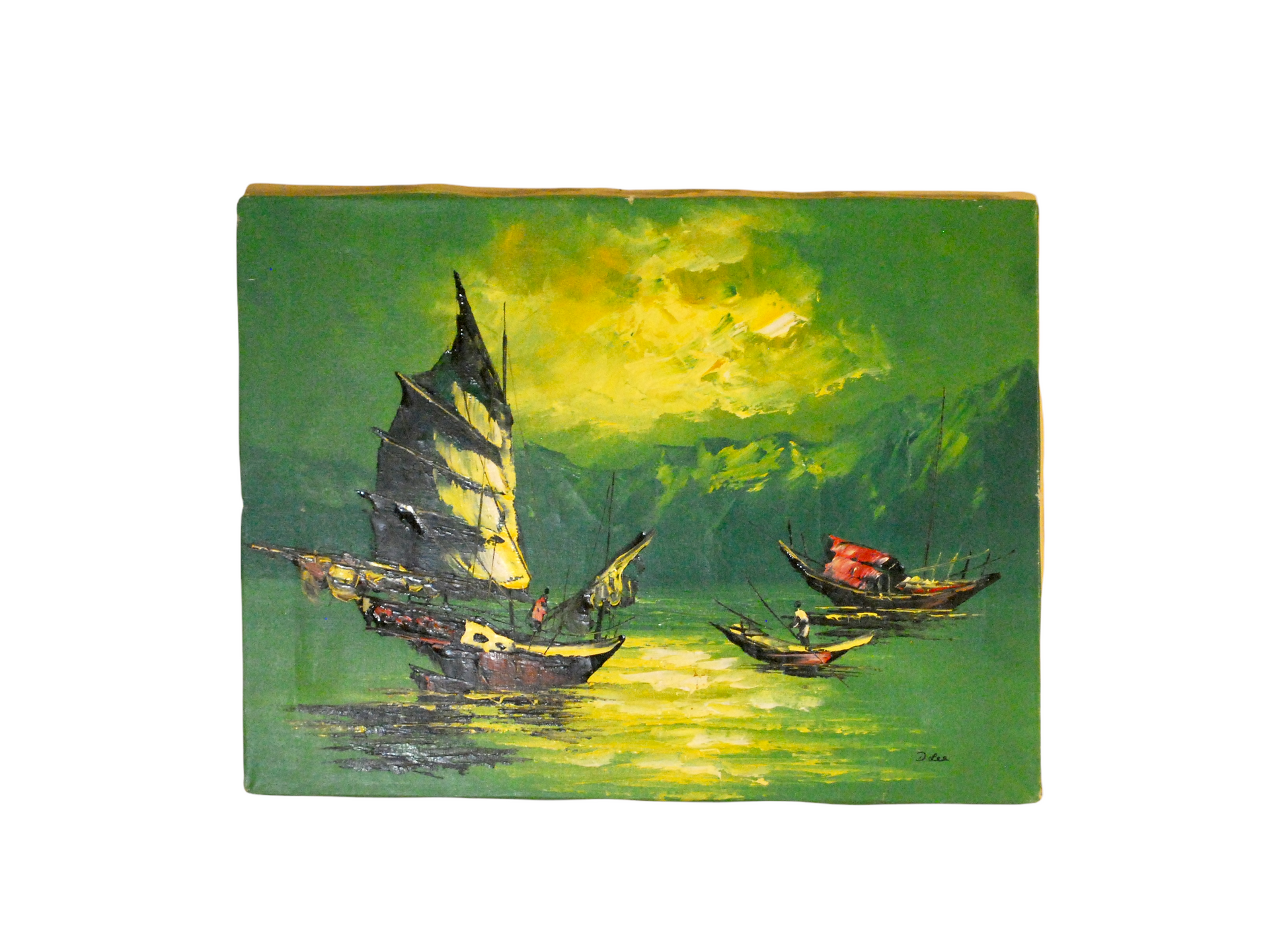 Midcentury D. Lee Signed Painting