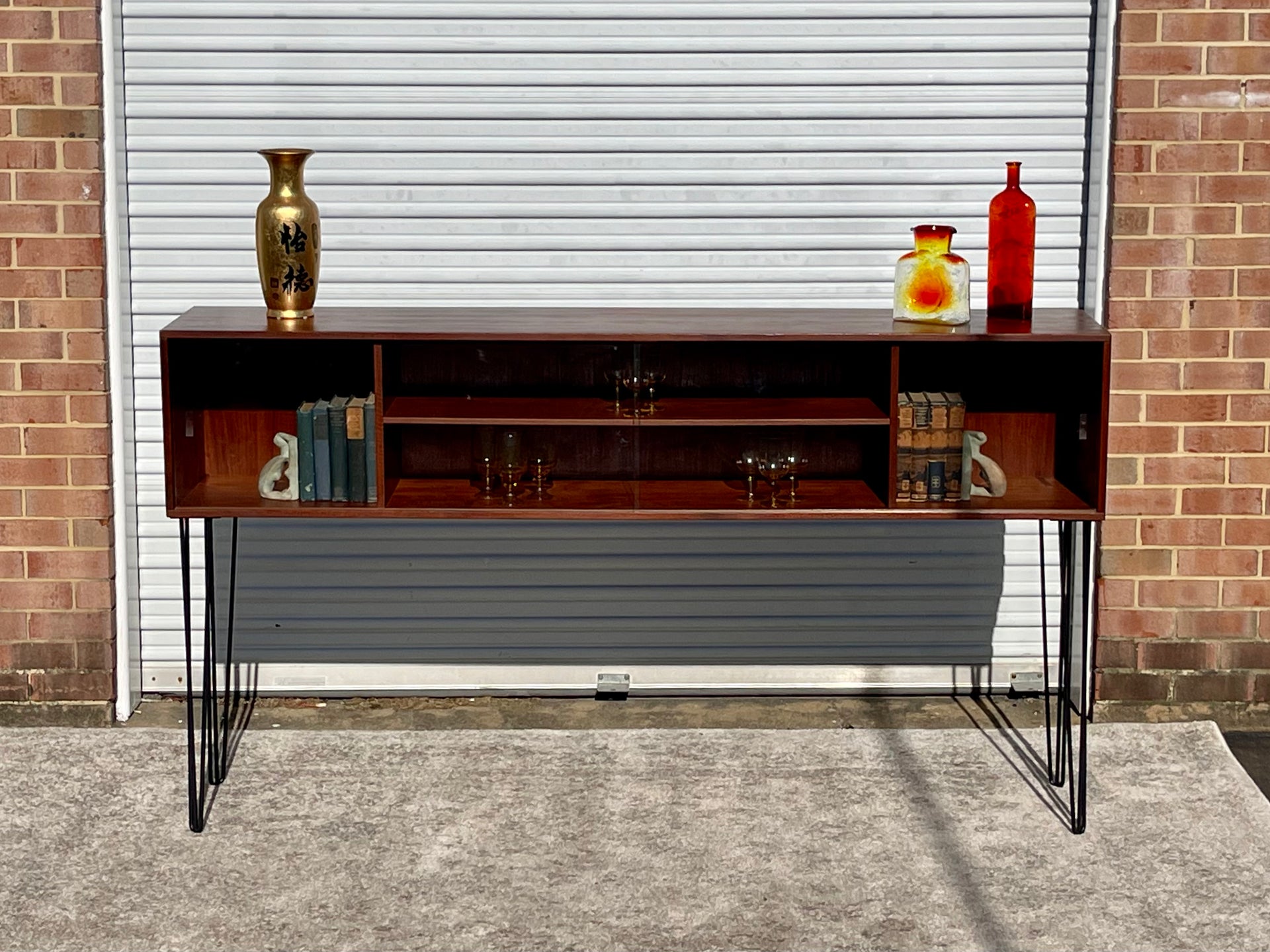 Peter Løvig Nielsen Danish Teak Custom Display Cabinet