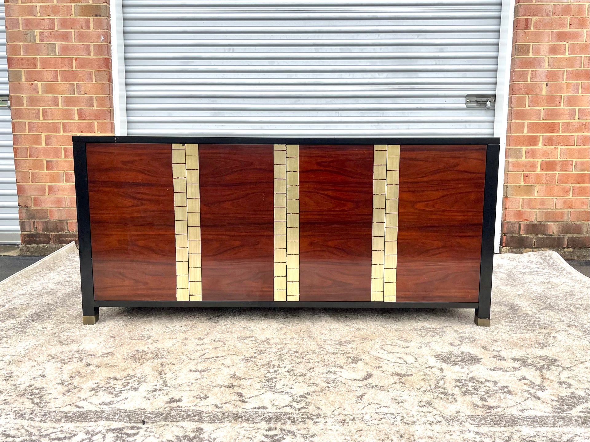 Bolier & Co by Decca Home Black Lacquer Credenza