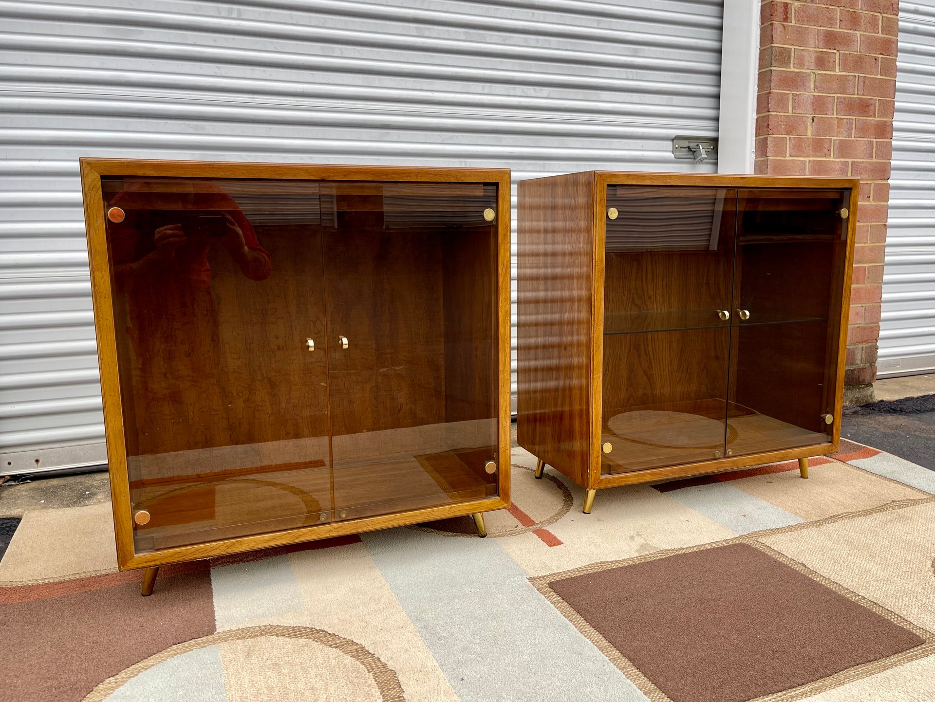 Mid Century Drexel Record or Media Cabinets