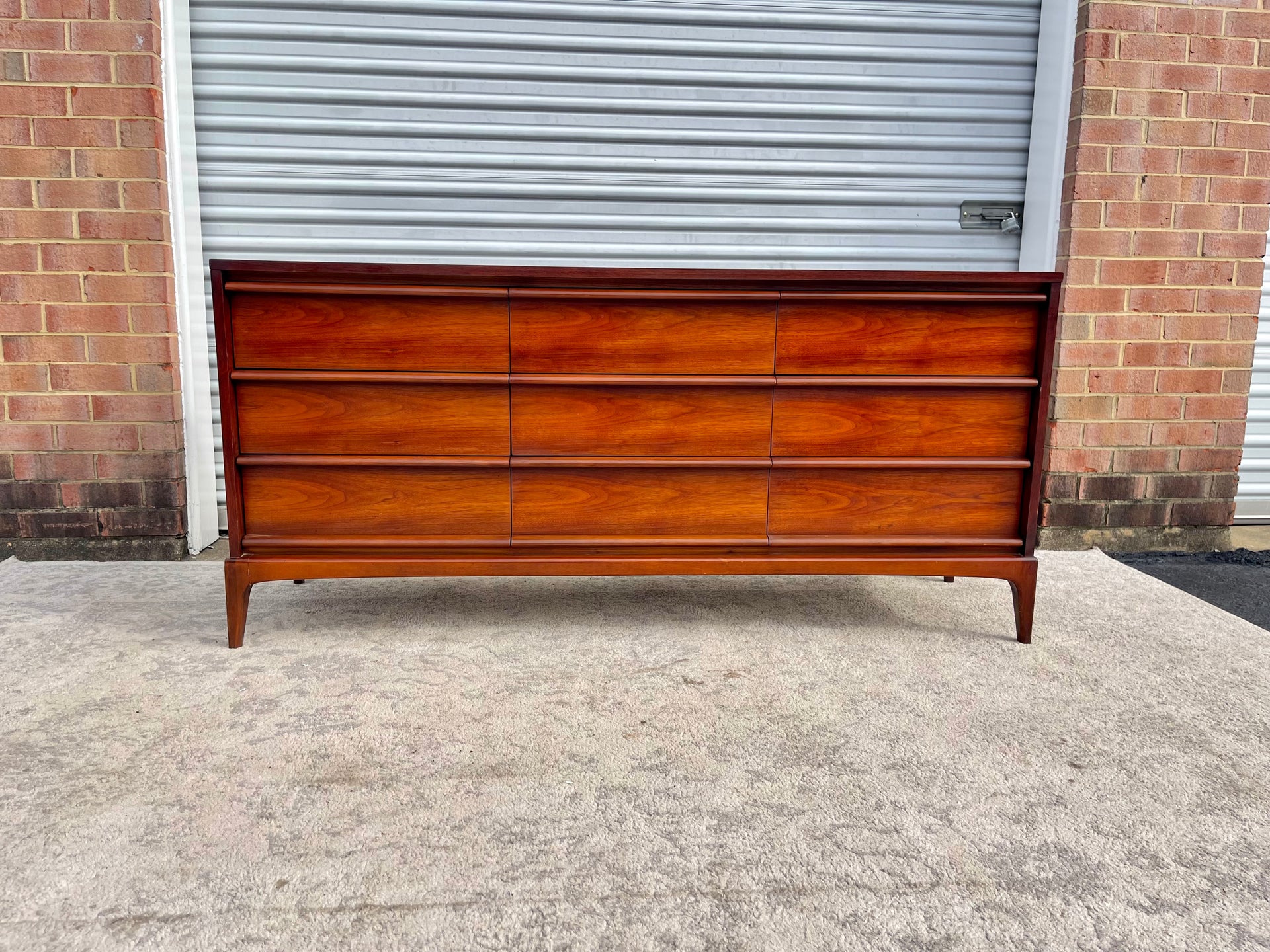 Lane Rhythm Nine Drawer Lowboy Dresser