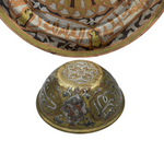 Arabic Brass Bowl and Plate