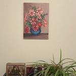 Small Oil on Canvas Flower Painting