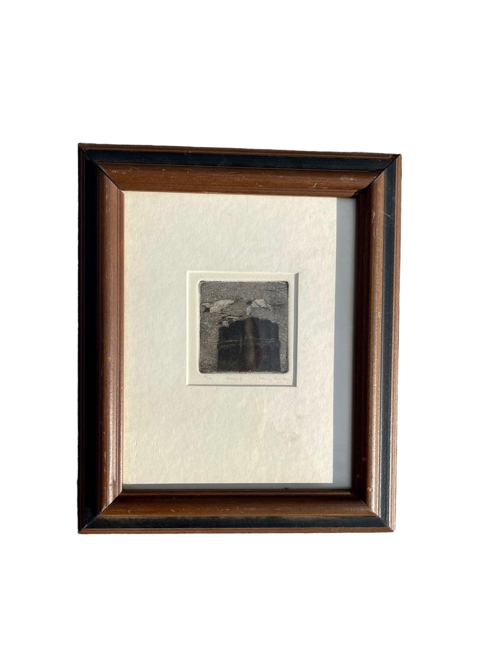 Nancy Reinke “Gulls” Etching