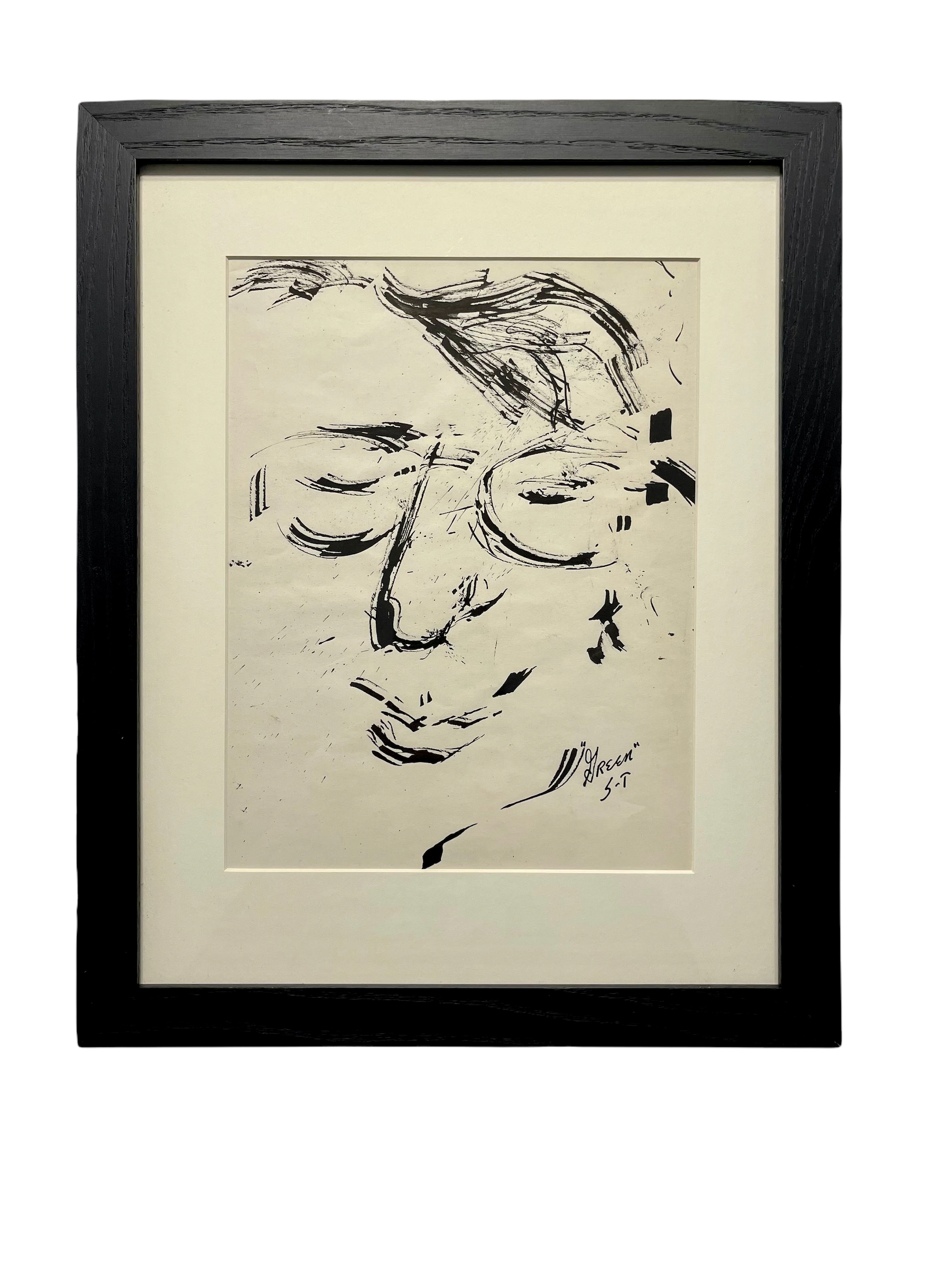 Tuffli “Green” Signed Ink Portrait