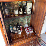 Custom Henredon Bar Cabinet