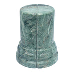 Green Marble Column Bookends