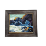 Mid Century Modern Seascape Painting