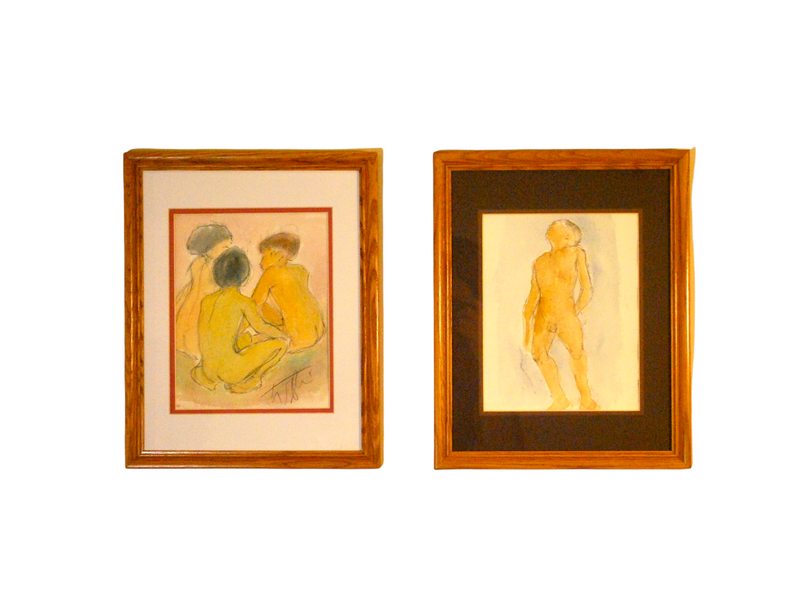 Tuffli Framed Watercolor Sketches