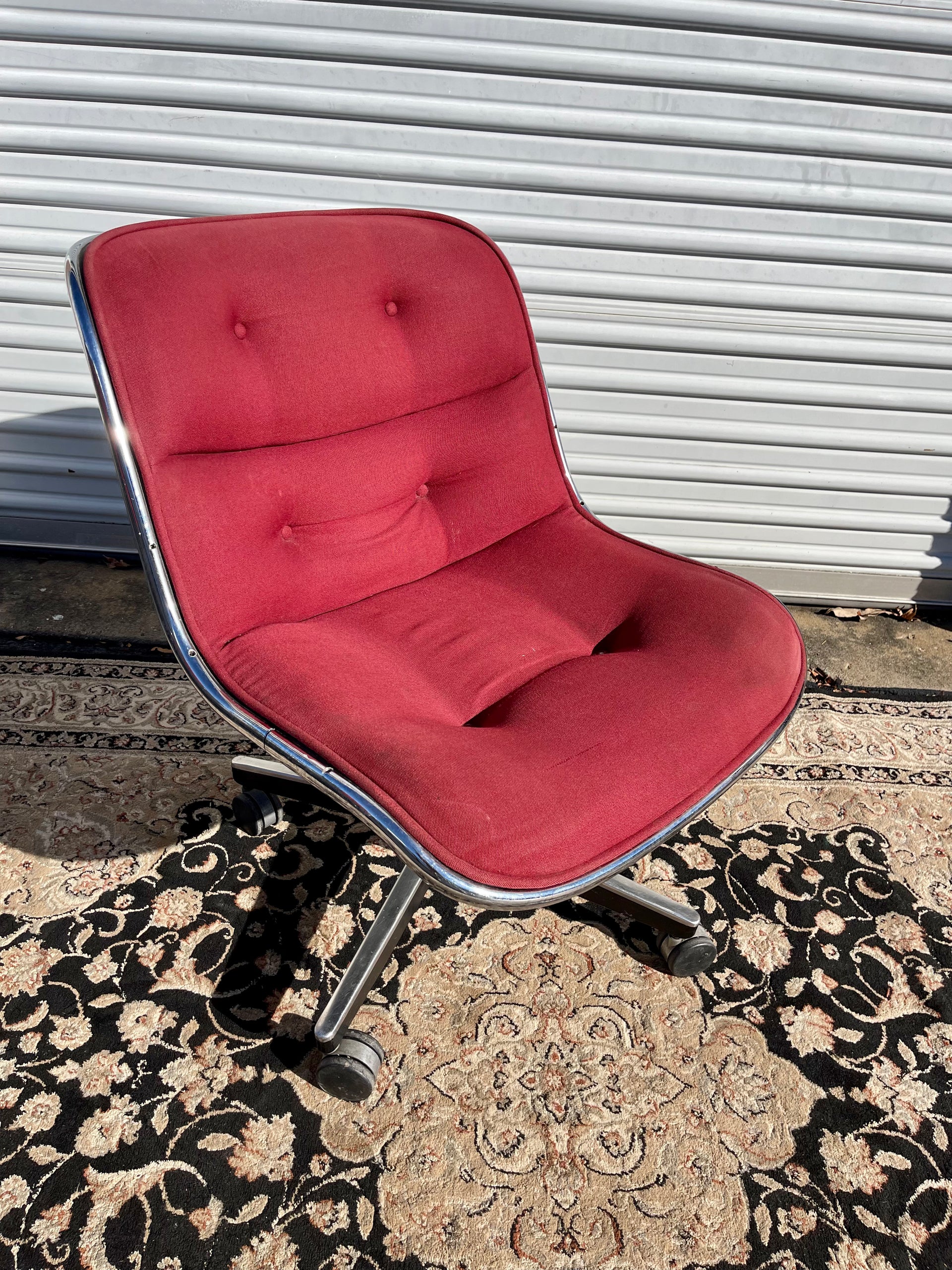 Vintage Charles Pollock for Knoll Steelcase Office Chair