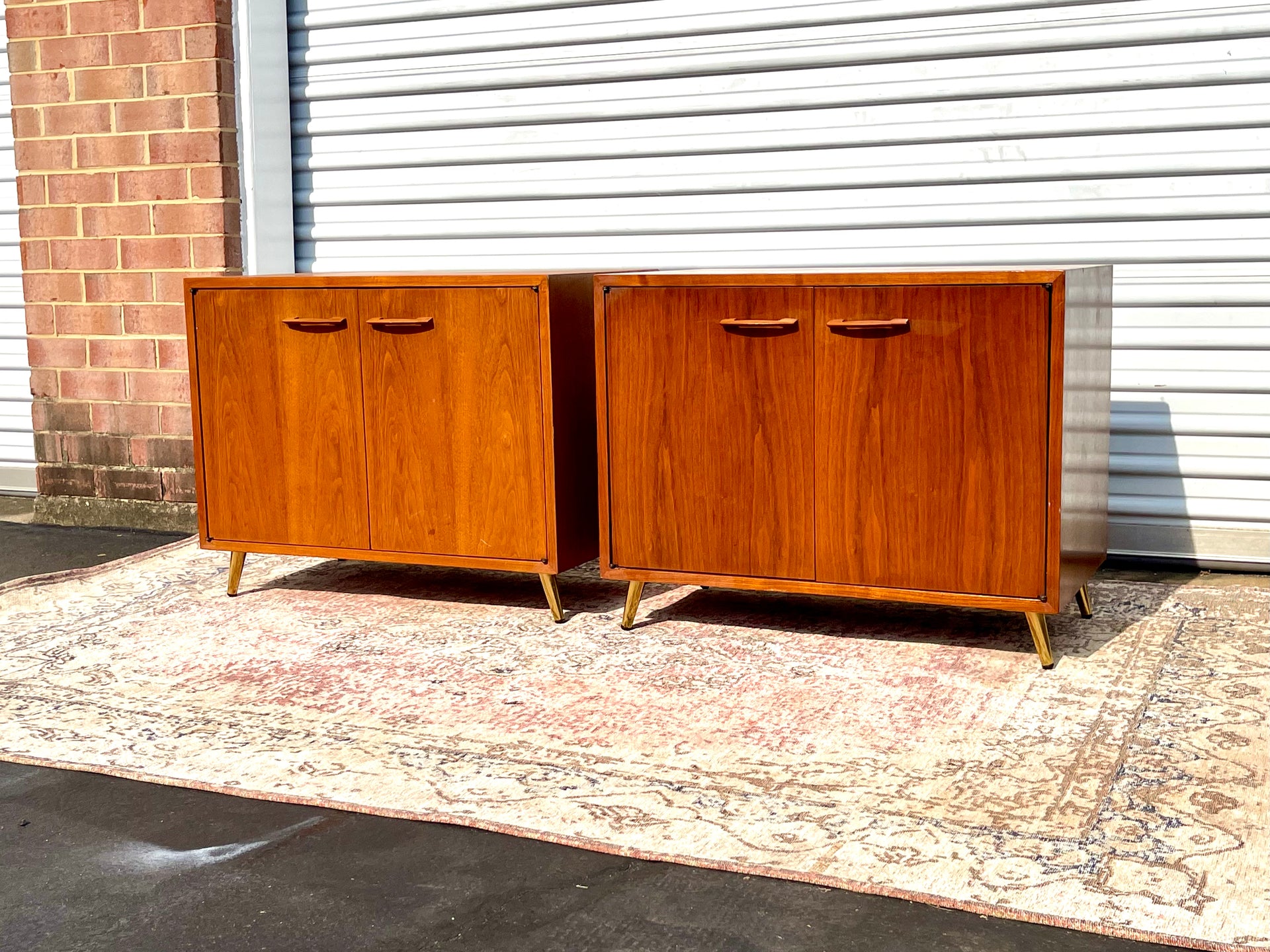 Danish Modern Teak Media Cabinets
