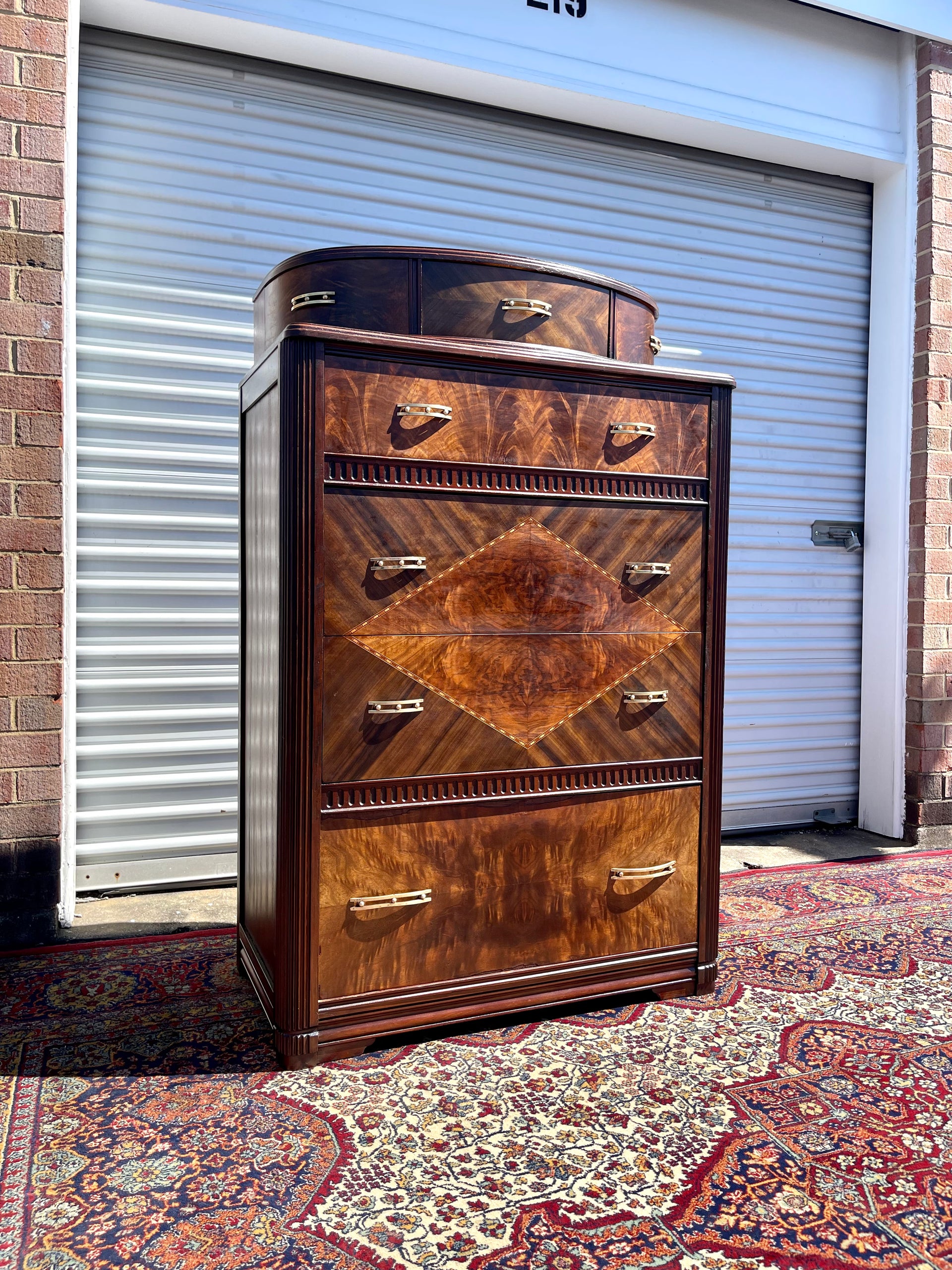 Art Deco Tallboy Dresser