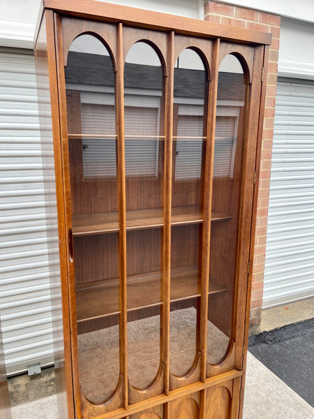 Mid century modern curio cabinet deals
