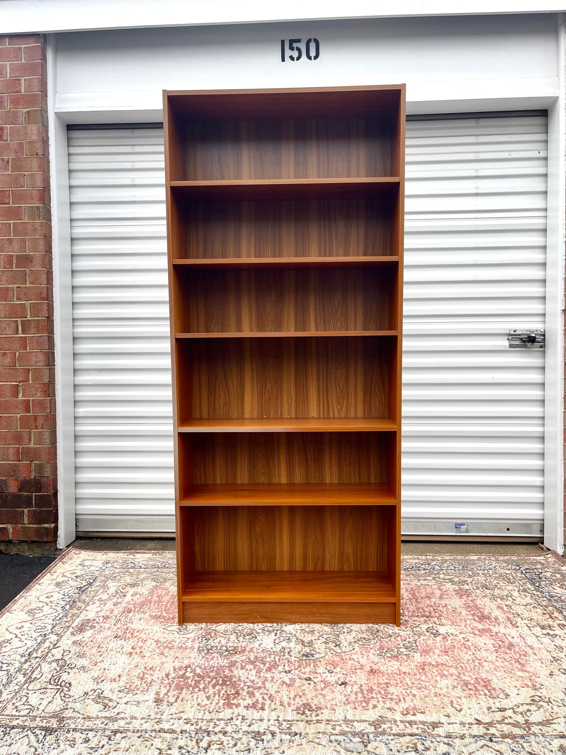 Danish Teak Tall Bookcase