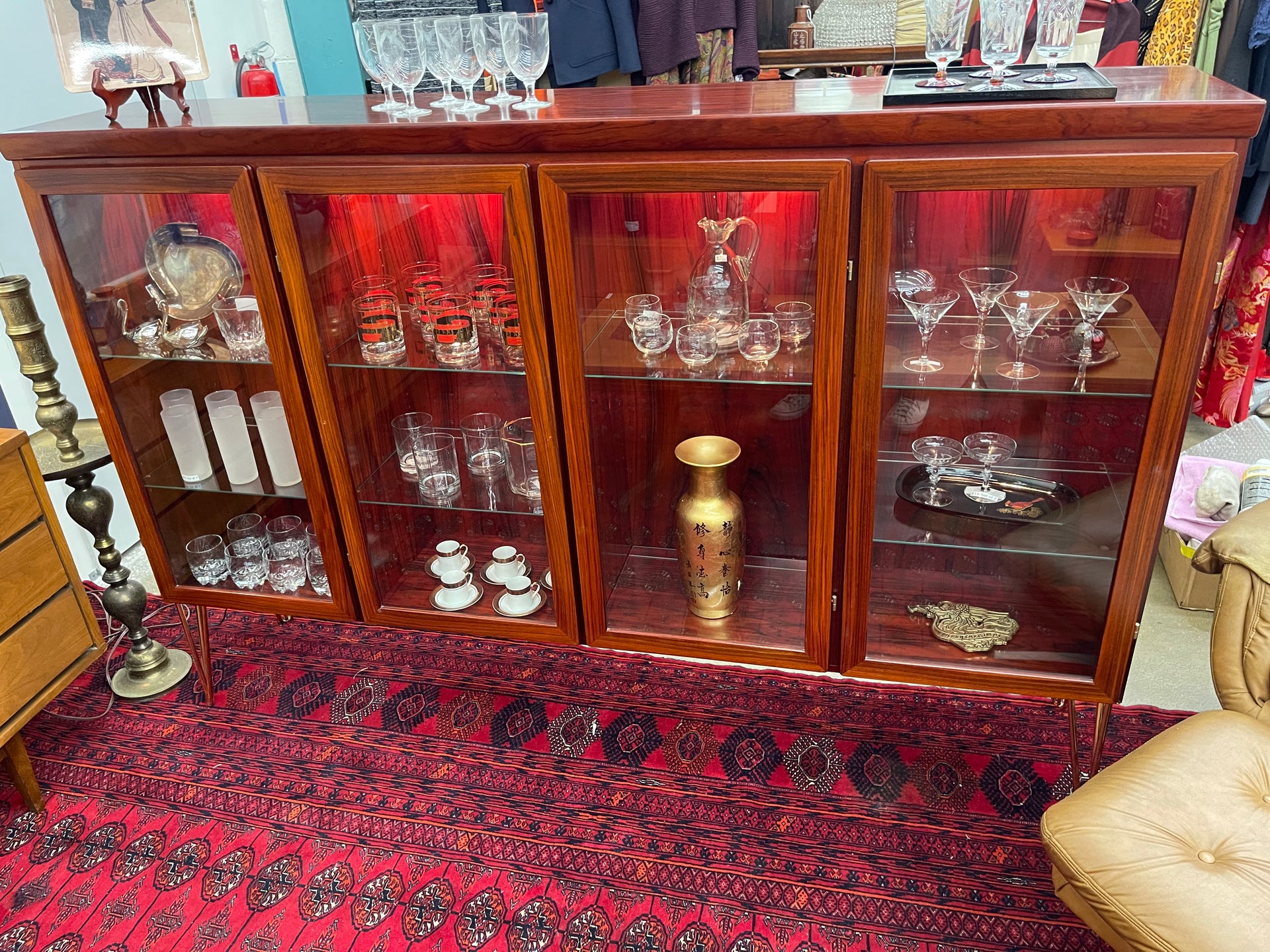 Skovby Rosewood Display Case