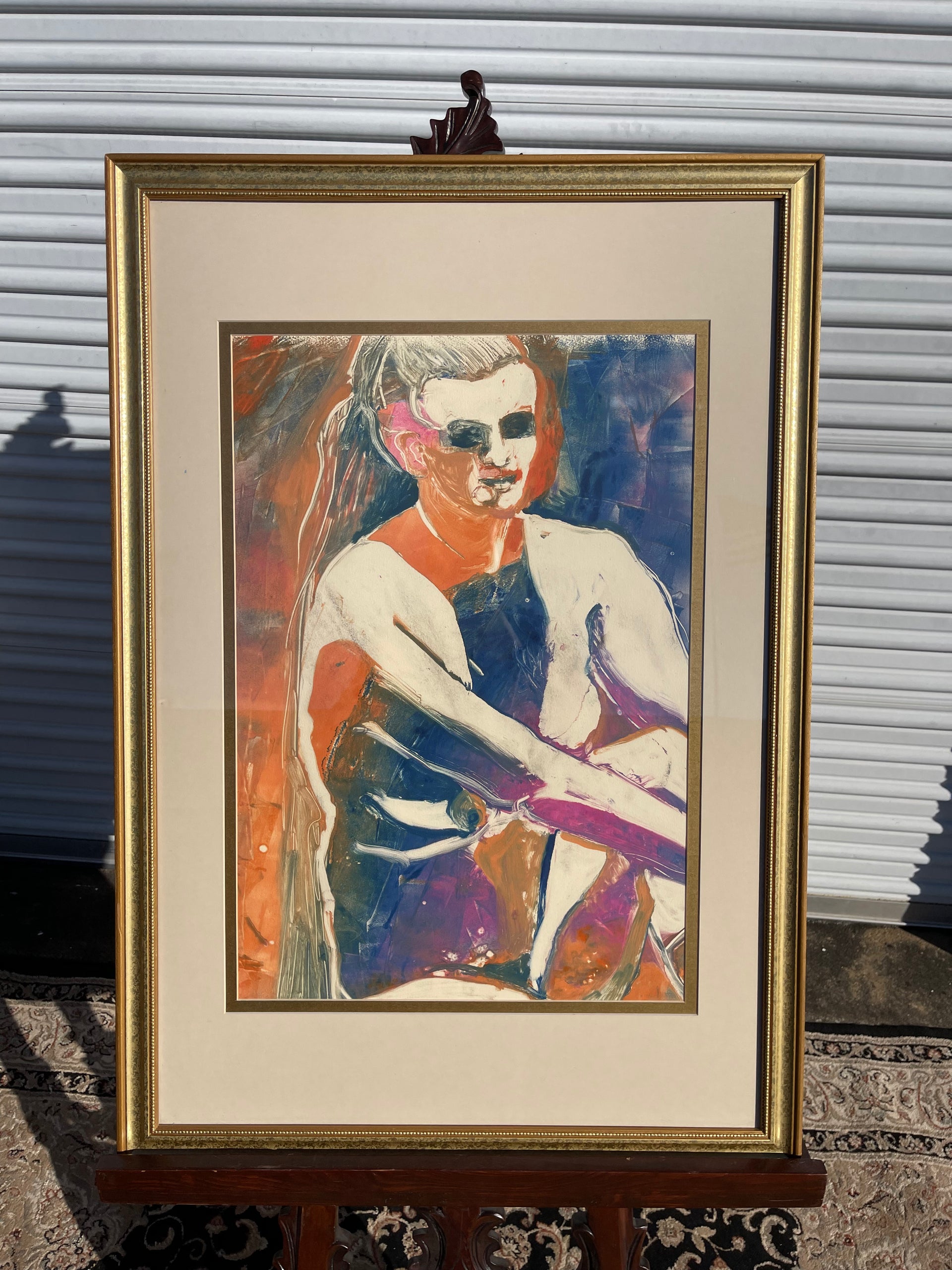 Nina Gelin-Meier Colorful Nude Painting
