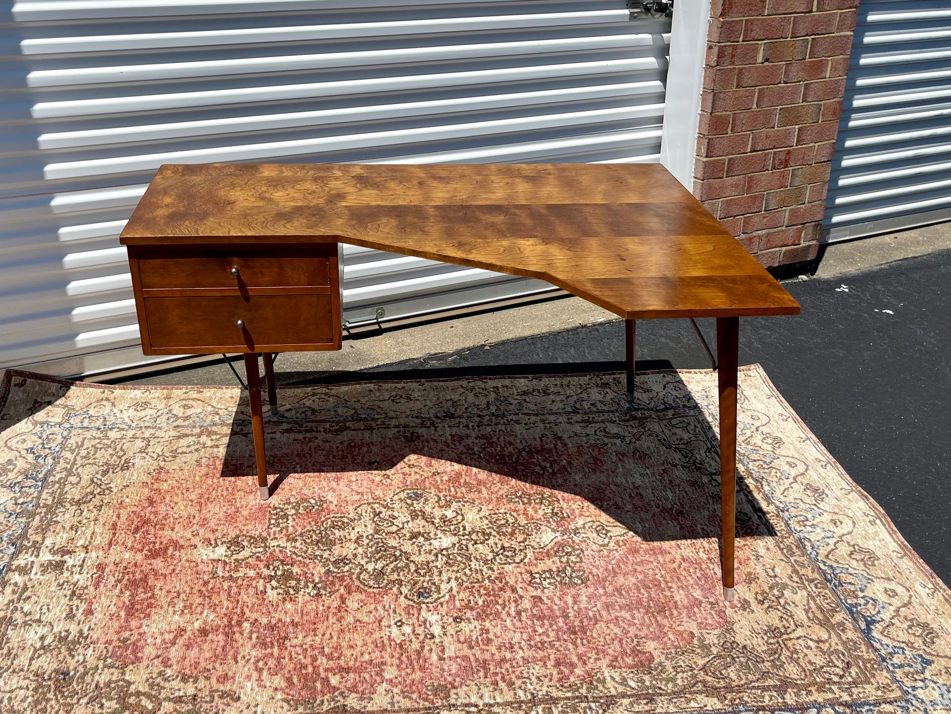 Mid Century Modern Corner Desk