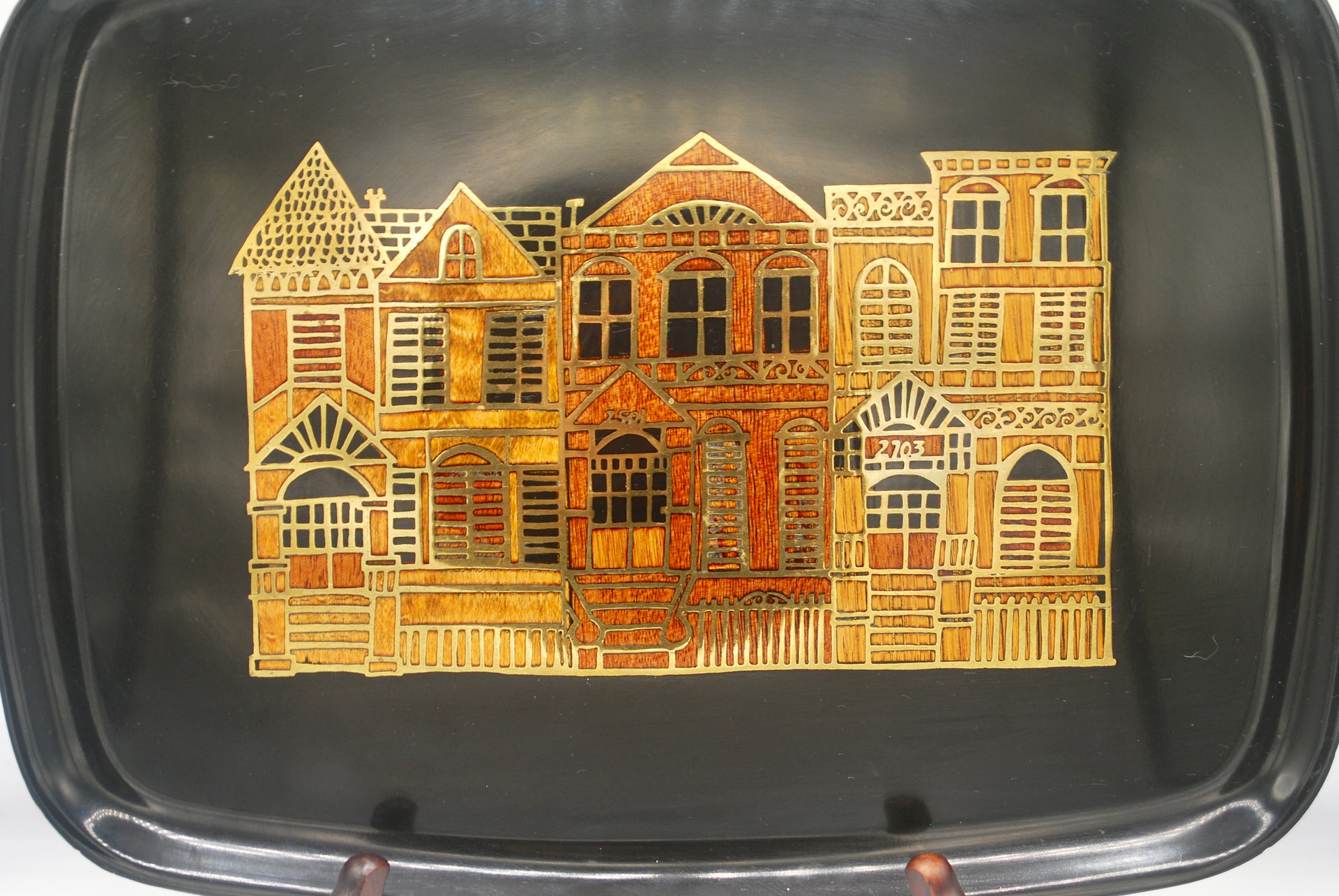 Couroc Rowhome Tray
