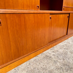 Danish Modern Teak Wall Unit