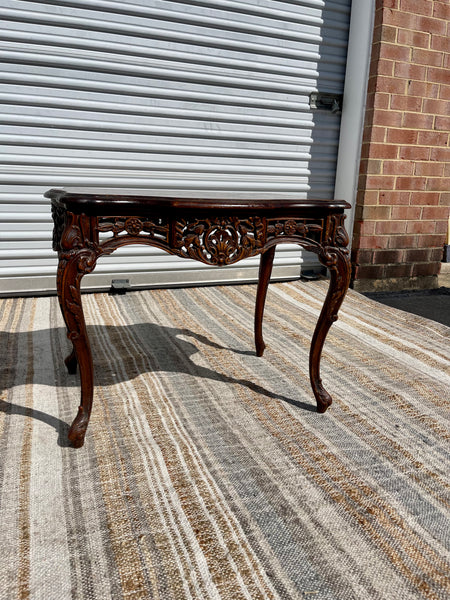 Italian Hand Carved Side Table