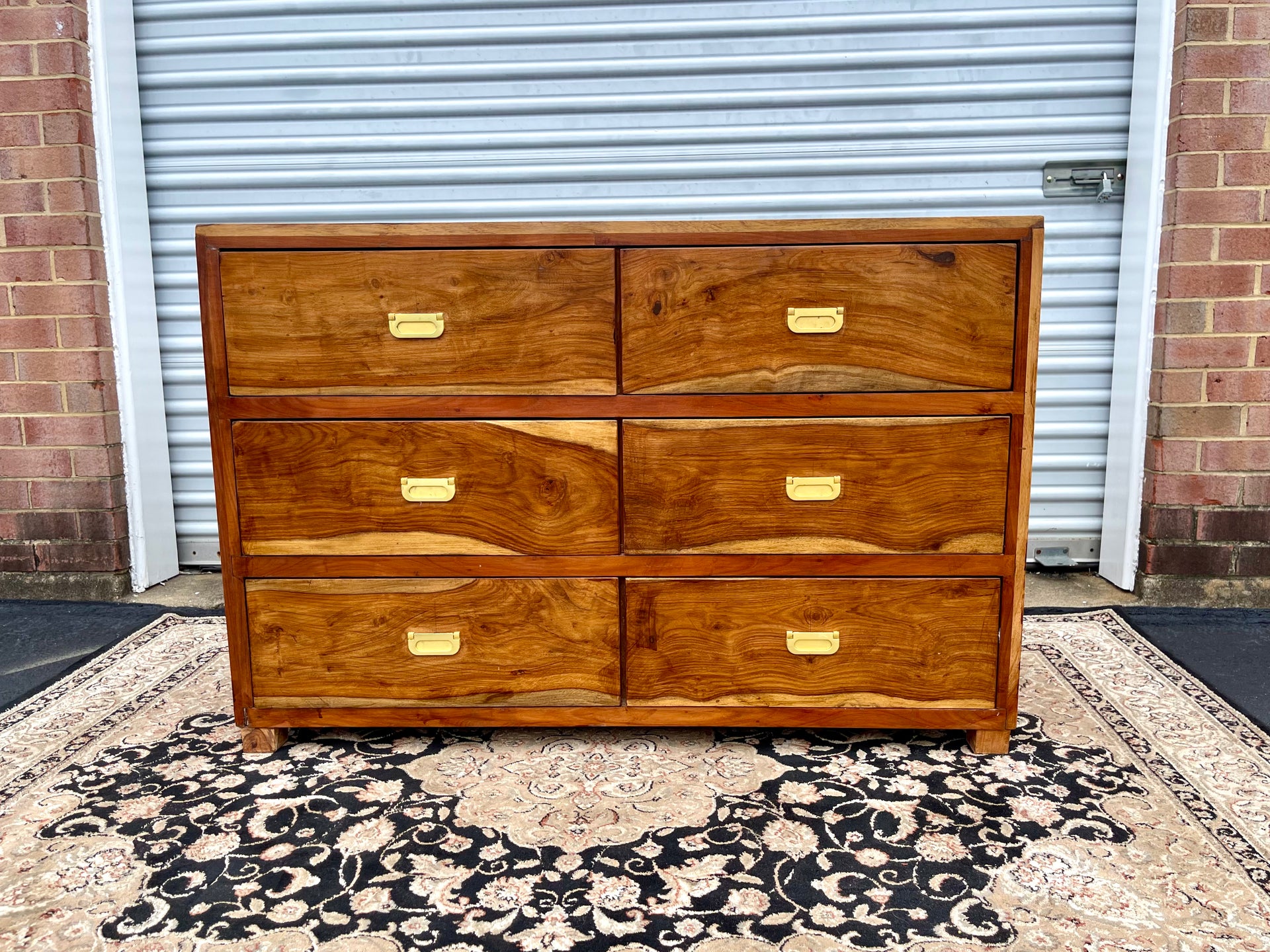 Campaign Style Solid Rosewood Dresser