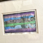Don Swann Watercolor Etching “Reflections”