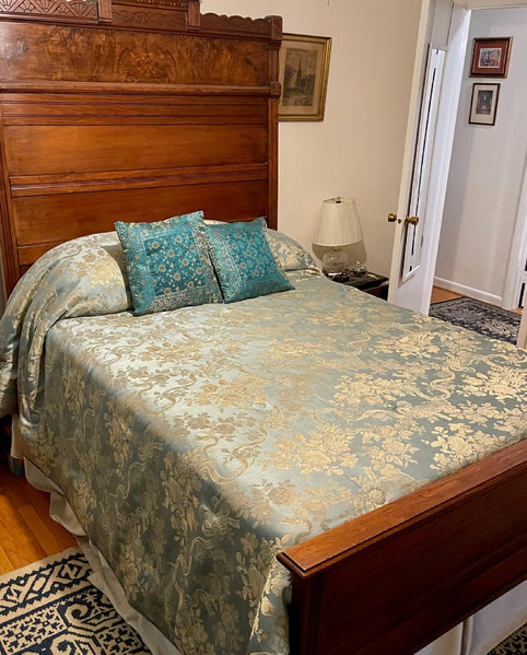 Victorian Era Bedroom Set (Dresser, Bed Frame)