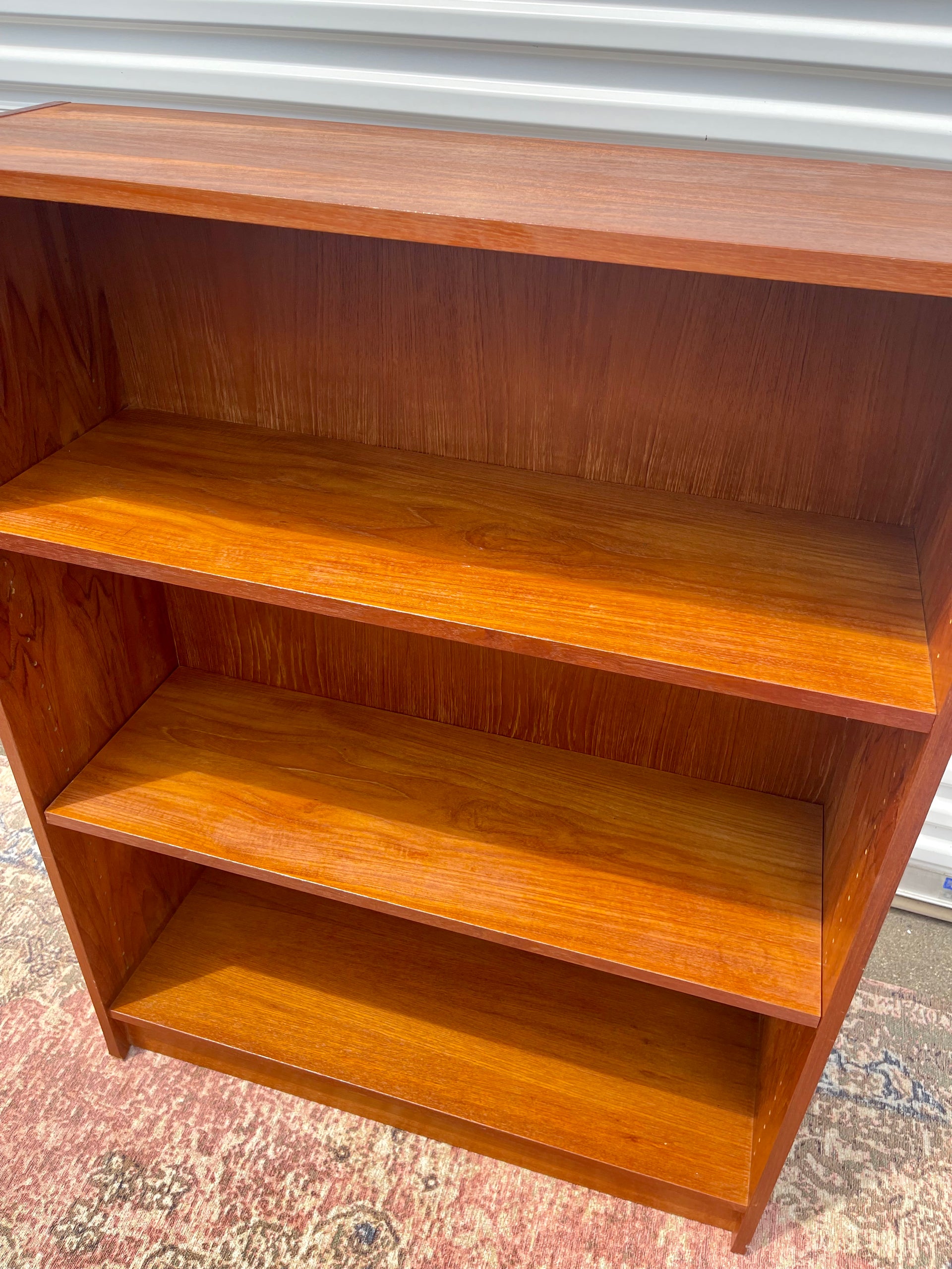 Danish Modern Small Teak Bookcase