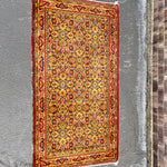 Vintage Machine Woven Small Wool Rug