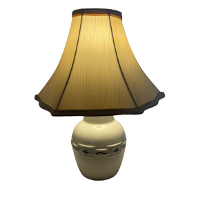 Longaberger Pottery Woven Traditions Small Table Lamp