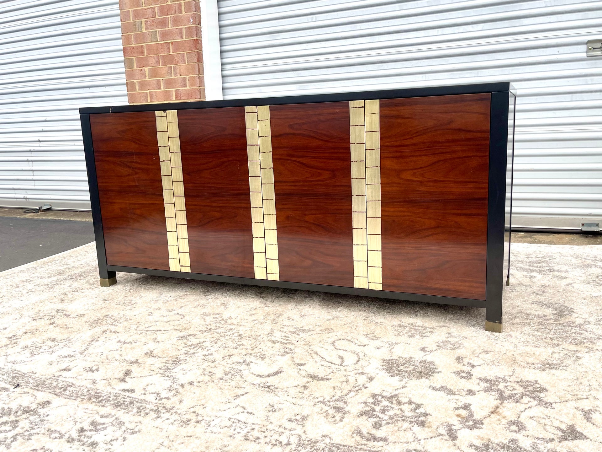Bolier & Co by Decca Home Black Lacquer Credenza