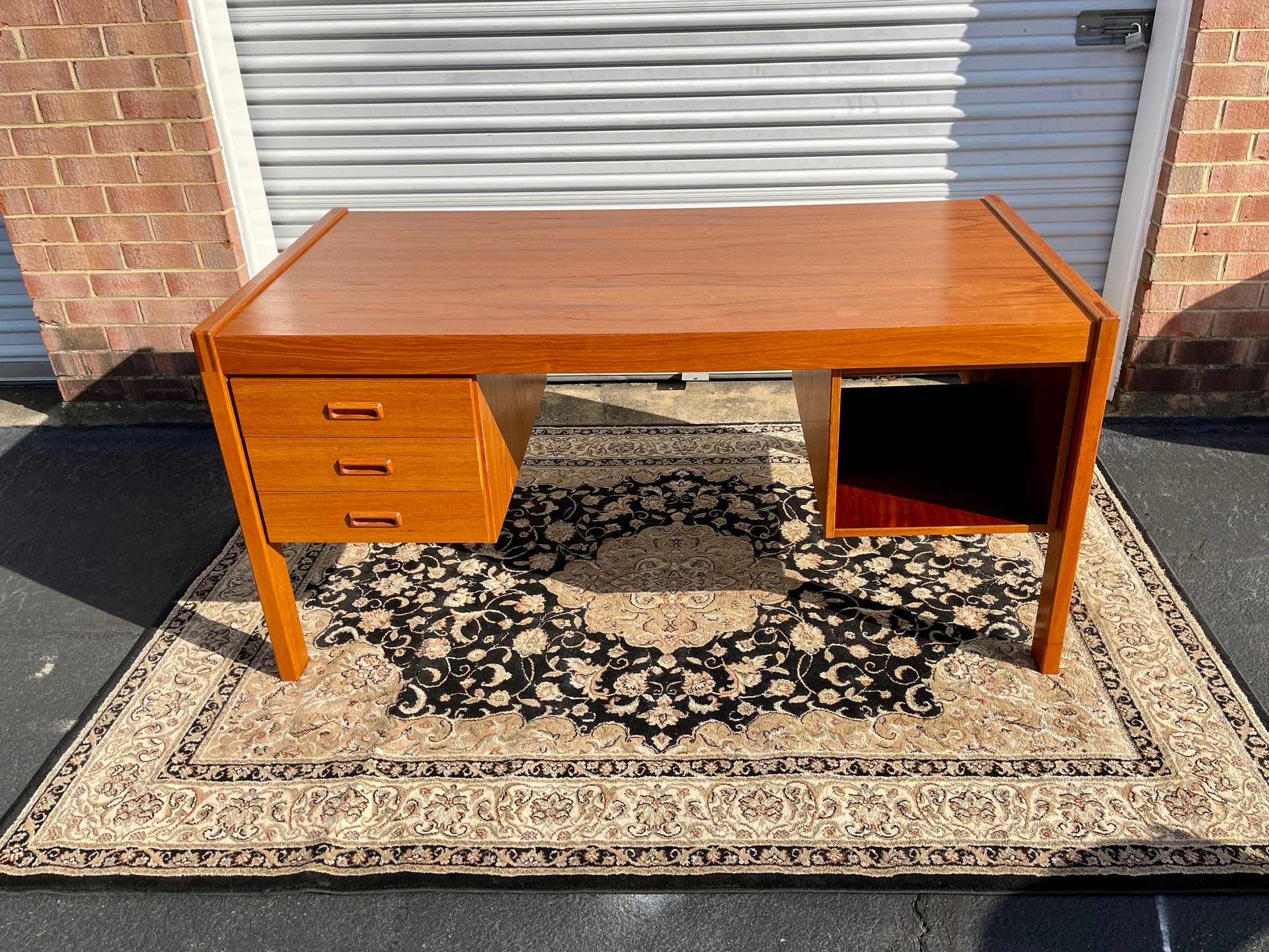 Danish Teak Executive Desk & Chair