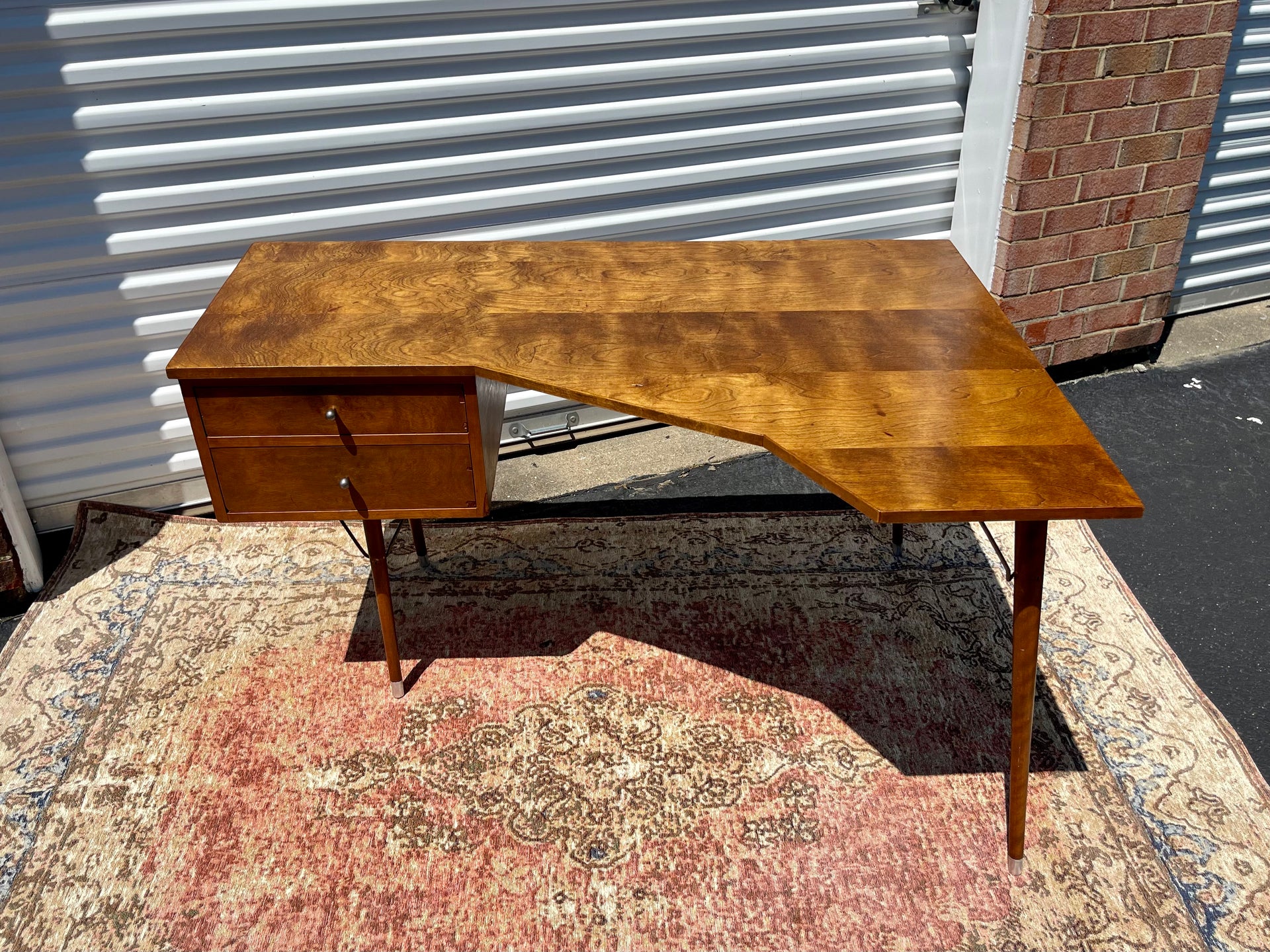Mid Century Modern Corner Desk