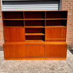 Danish Modern Teak Wall Unit