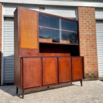 American of Martinsville Caned Front Credenza and Hutch