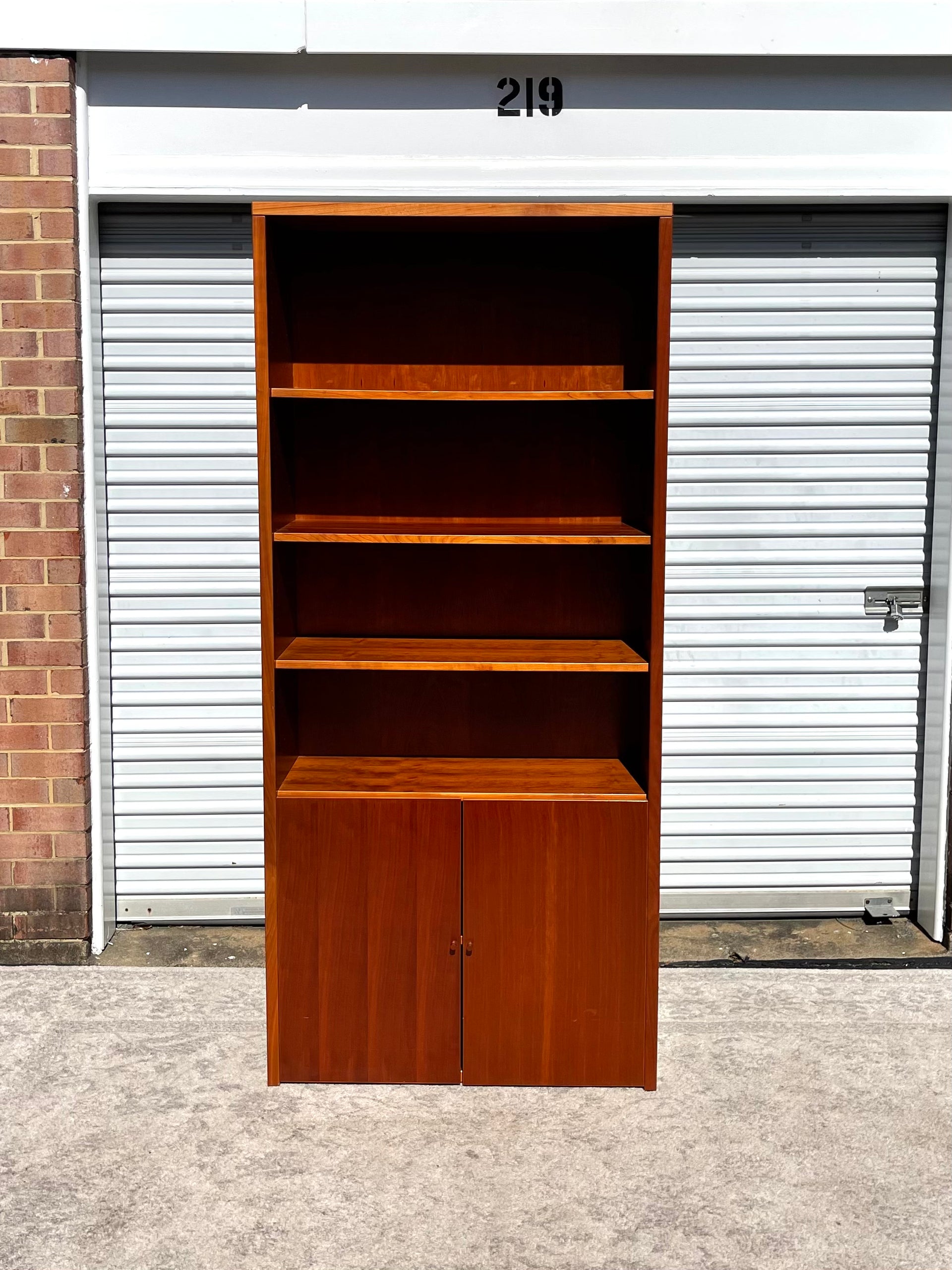 Contemporary Teak Bookcase