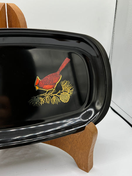 Couroc Midcentury Cardinal Tray